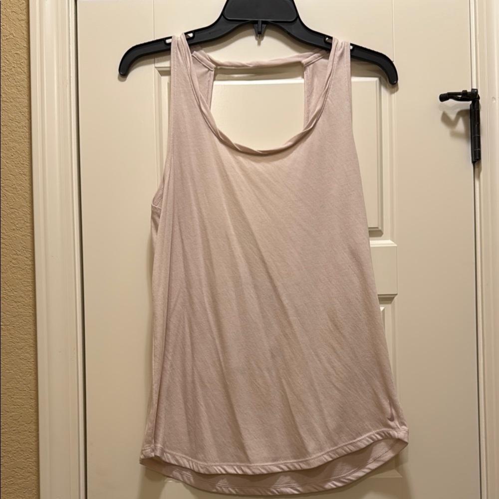 Nike Pink Backless Sleeveless Tank Top